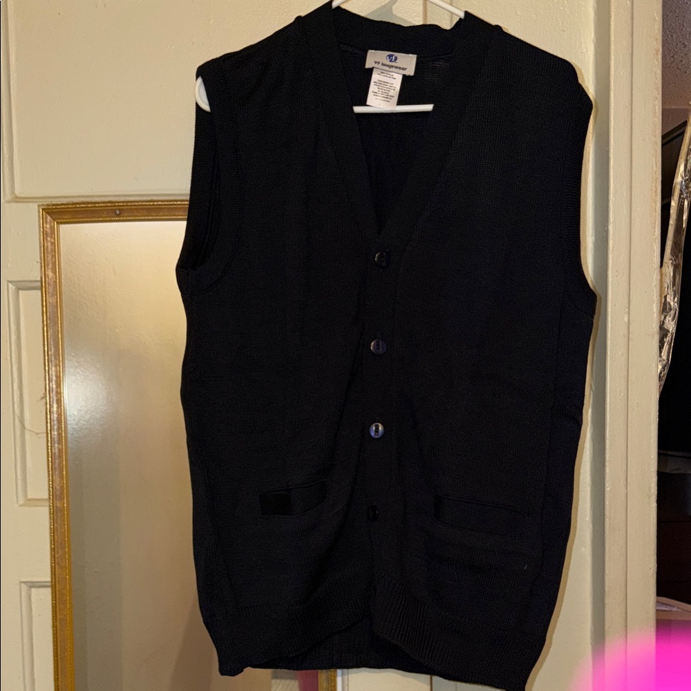 Men's Black Sweater Vest